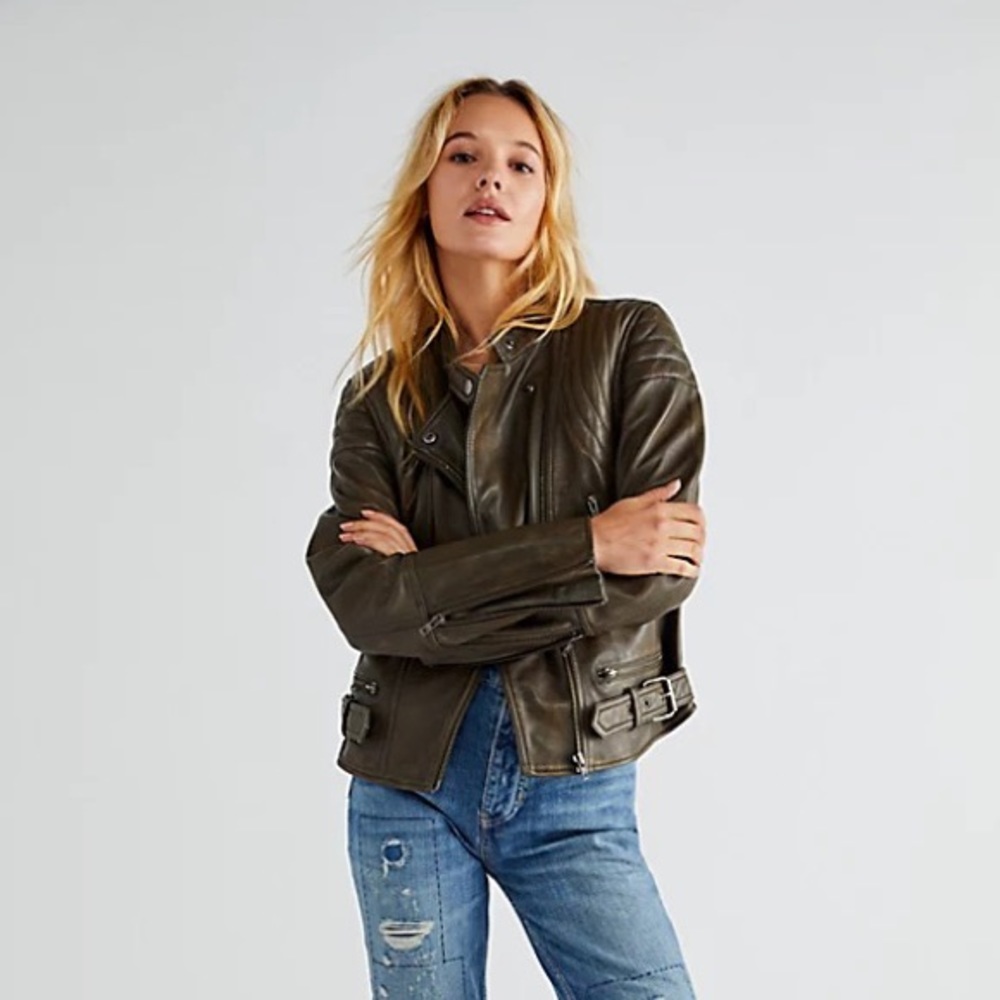 We The Free Fenix Leather Jacket